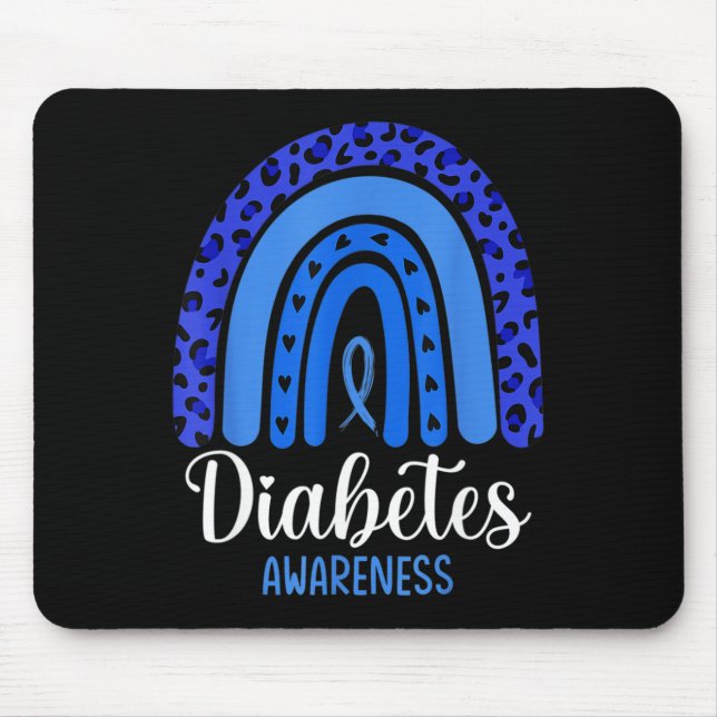 Alfombrilla De Ratón Sensibilización sobre la diabetes Pelea de Cinta A (Frente)