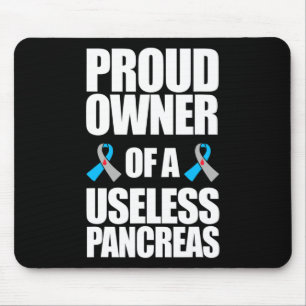Alfombrilla De Ratón Sensibilización sobre la Diabetes Tipo 1 Orgulloso