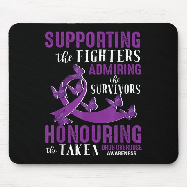 Alfombrilla De Ratón Sensibilización Sobre La Sobredosis De Medicamento (Frente)