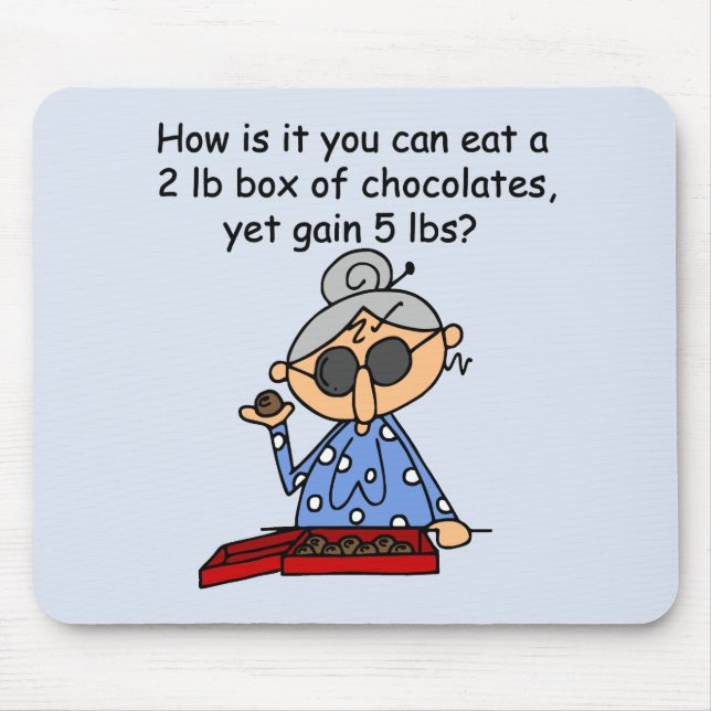 Alfombrilla De Ratón Sentido del chocolate (Frente)
