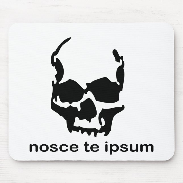 Alfombrilla De Ratón sepa el thyself (Frente)