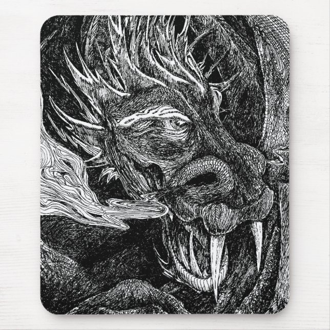 Alfombrilla De Ratón Sepda de dragón (Frente)