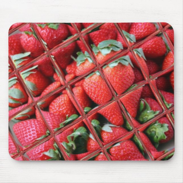 Alfombrilla De Ratón Sepda de hielo y fresas (Frente)