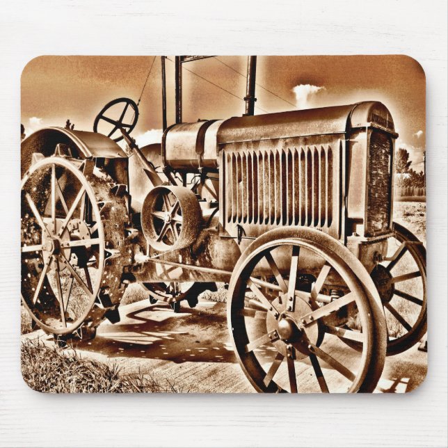 Alfombrilla De Ratón Sepia antigua de la obra clásica del equipamiento (Frente)