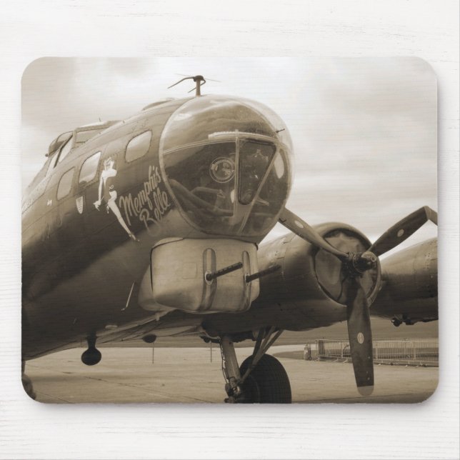Alfombrilla De Ratón Sepia Mousepad de la belleza de Memphis (Frente)