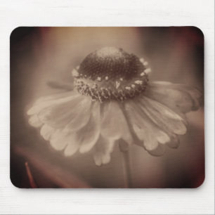 Alfombrilla De Ratón Sepia virgen Zinnia Flor