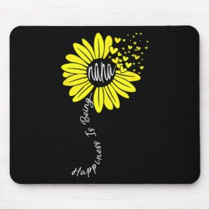 Alfombrilla De Ratón Ser Nana Feliz Día de las Madres Girasol Familia