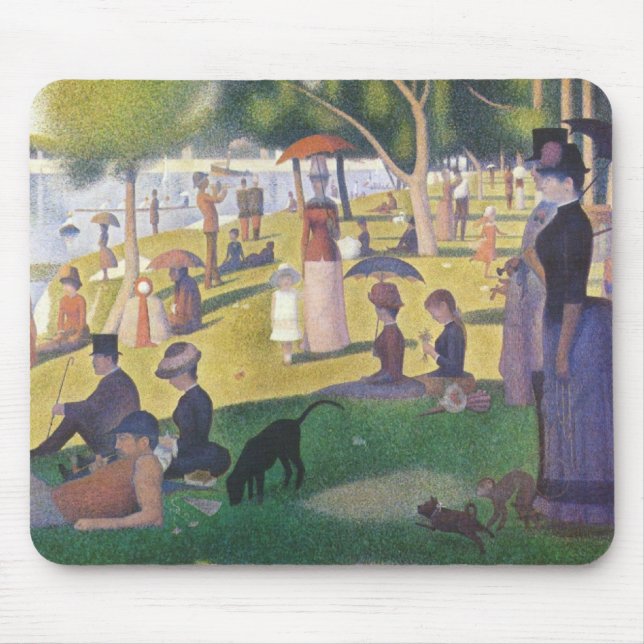 Alfombrilla De Ratón Seraut "el domingo por la tarde en la isla " (Frente)