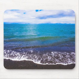 Alfombrilla De Ratón Serene Blue Ocean Waves Mousepad