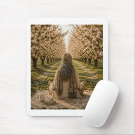 Alfombrilla De Ratón Serene Orchard Sticky Notes | Romantic Botanical 