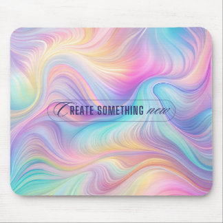 Alfombrilla De Ratón Serene Resumen Pastel Mouse Pad con Inspirationa