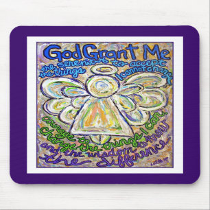 Alfombrilla De Ratón Serenity Prayer Angel Mousepad