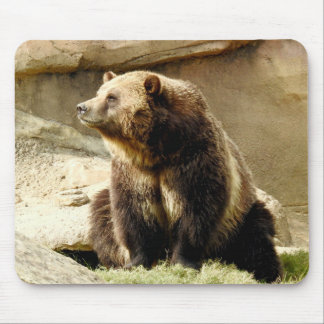 Alfombrilla De Ratón Serie animal de Mousepad - oso grizzly