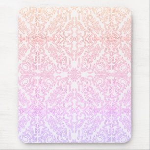 Alfombrilla De Ratón Serie de patrones de mandala Soft Pink Dream