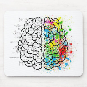 Alfombrilla De Ratón serie del cerebro