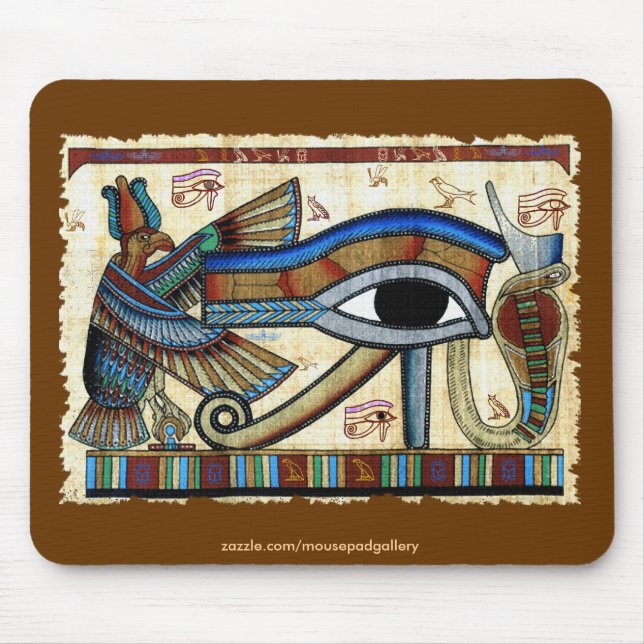 Alfombrilla De Ratón Serie EYE OF HORUS (Wadjet) (Frente)