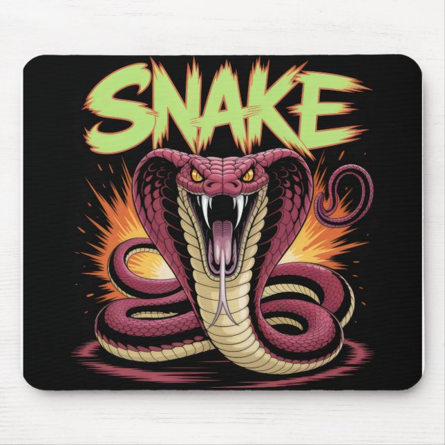 Alfombrilla De Ratón Serpiente. (Frente)