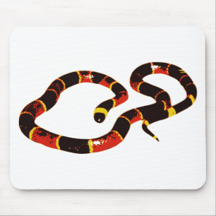 Alfombrilla De Ratón Serpiente de Coralillo