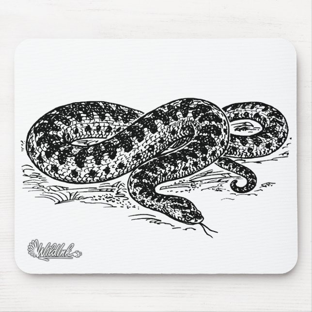 Alfombrilla De Ratón Serpiente de la serpiente (Frente)