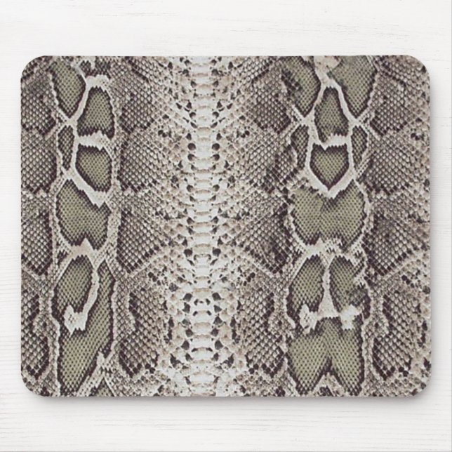 Alfombrilla De Ratón Serpiente del estampado de animales (Frente)