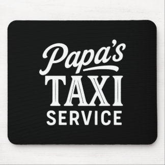 Alfombrilla De Ratón Servicio de Taxi de Papás Hombres - Divertido Trab