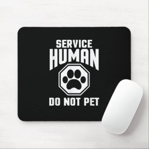 Alfombrilla De Ratón Servicio Diseño Humano No Acariciar Cita Divertida