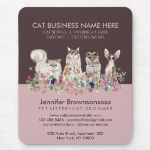 Alfombrilla De Ratón Servicio veterinario de mascotas para gatos pequeñ