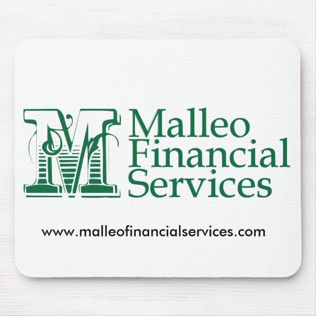 Alfombrilla De Ratón Servicios financieros de Malleo (Frente)