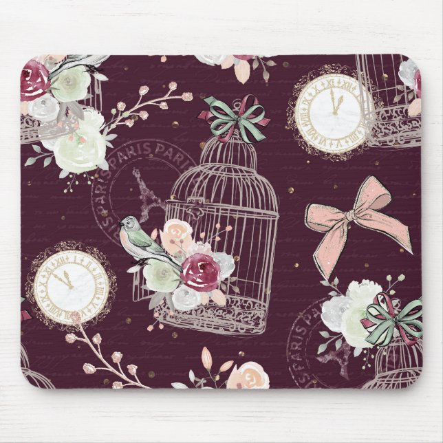 Alfombrilla De Ratón Shabby Chic (Frente)