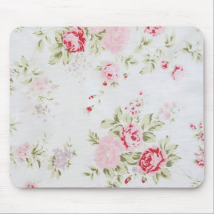 Alfombrilla De Ratón Shabby Chic Rosa Floral