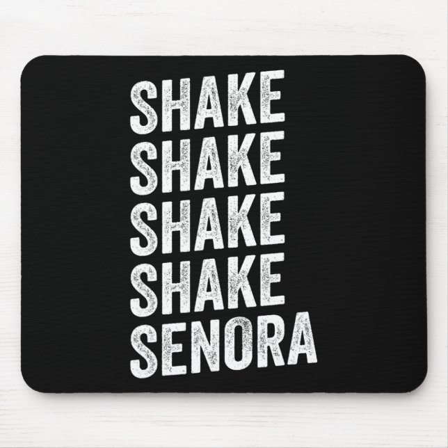 Alfombrilla De Ratón Shake Senora Halloween (Frente)