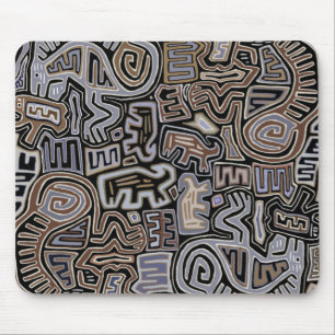 Alfombrilla De Ratón Shaman Peyote Serpent Ritual Spirits