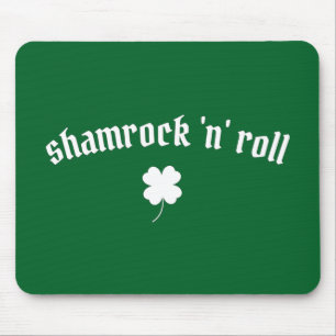 Alfombrilla De Ratón Shamrock and roll Día de San Patricio