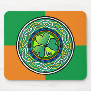 Alfombrilla De Ratón Shamrock irlandés