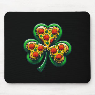 Alfombrilla De Ratón Shamrock Pizza St Patricks Day Amo de comida rápid