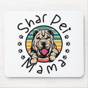 Alfombrilla De Ratón Shar Pei Mama Shar Pei Mom SharPei Lover