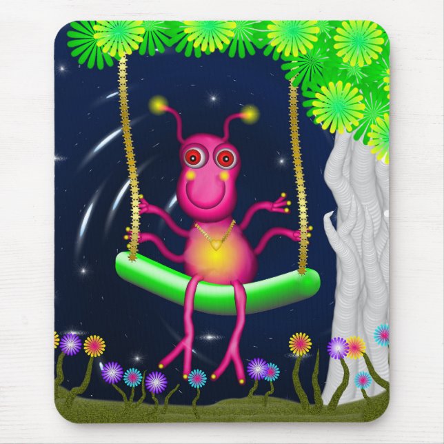 Alfombrilla De Ratón SheAlien en su oscilación (Frente)