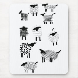 Alfombrilla De Ratón Sheep doodles