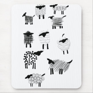 Alfombrilla De Ratón Sheep doodles