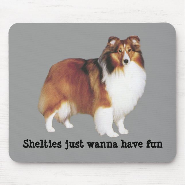 Alfombrilla De Ratón Sheltie Mousepad (Frente)