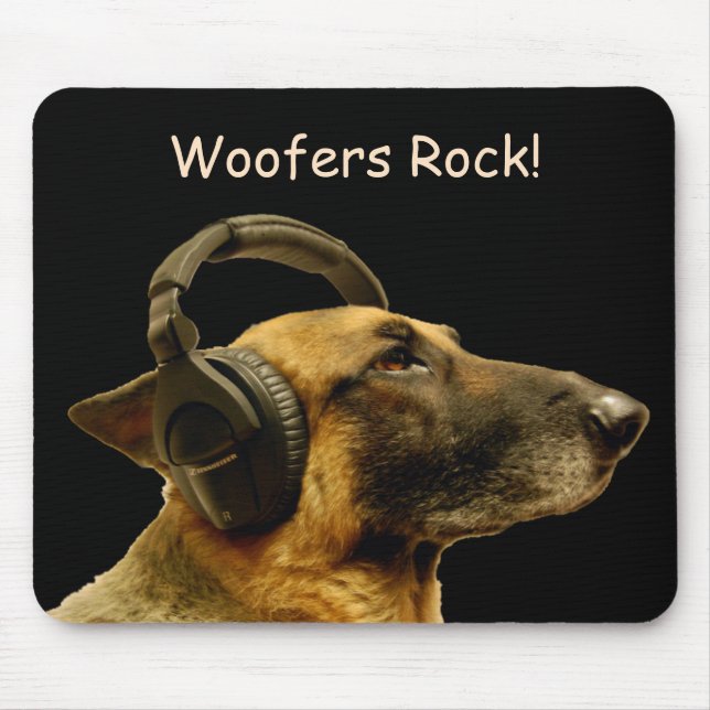 Alfombrilla De Ratón Shepherd Mousepad DJ alemán (Frente)
