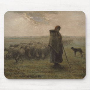 Alfombrilla De Ratón Shepherdess y su multitud el   1862-63