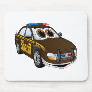 Alfombrilla De Ratón Sheriff Car Personalizado BR