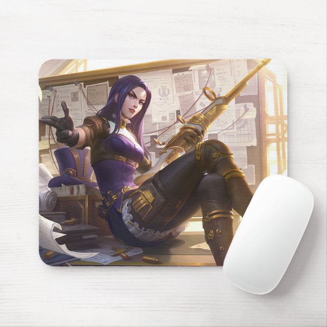 Alfombrilla De Ratón Sheriff Gaming Mousepad | almohadilla de fanart Sn (Con ratón)
