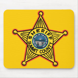 Alfombrilla De Ratón Sheriff Mousepad. del condado de Summit Ohio