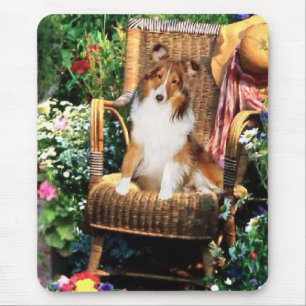 Alfombrilla De Ratón Shetland Sheepdog Sheltie Art Gifts