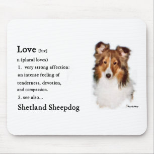 Alfombrilla De Ratón Shetland Sheepdog Sheltie Gifts