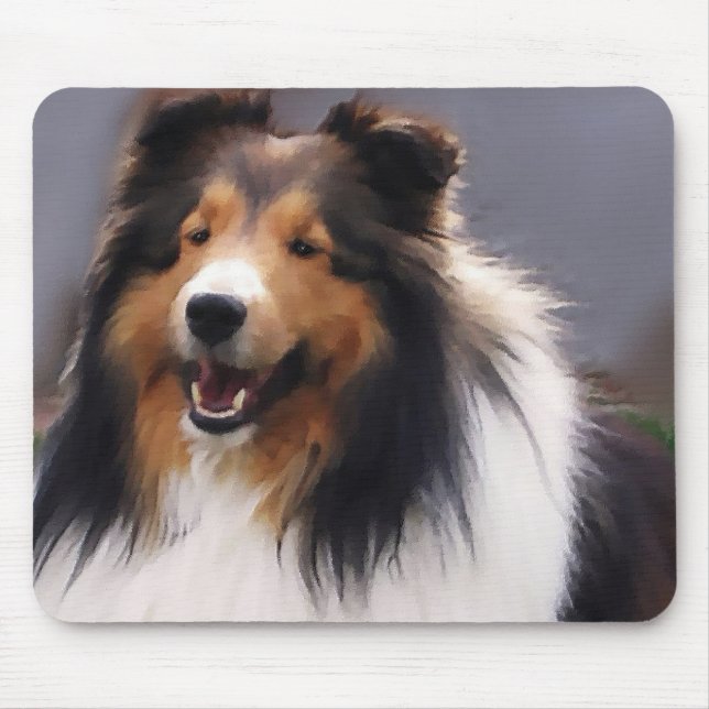 Alfombrilla De Ratón Shetland Sheepdog Sheltie Gifts (Frente)