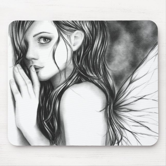 Alfombrilla De Ratón Shh Now Fairy Fae (Frente)