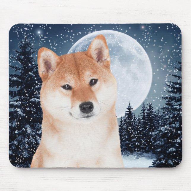 Alfombrilla De Ratón Shiba Inu Mousepad (Frente)